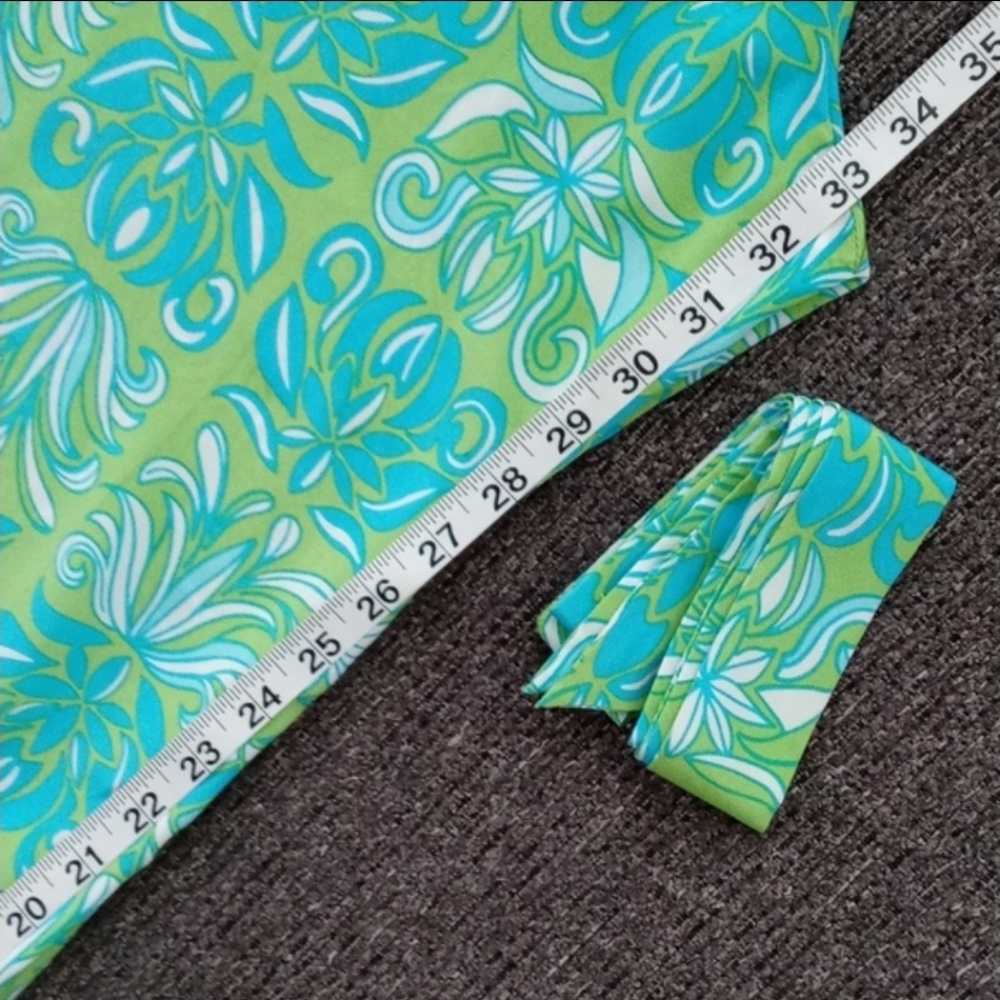🦄RARE Lilly Pulitzer🦄 - Lyra One-Shoulder Silk Jumpsuit - Picture 14 of 16